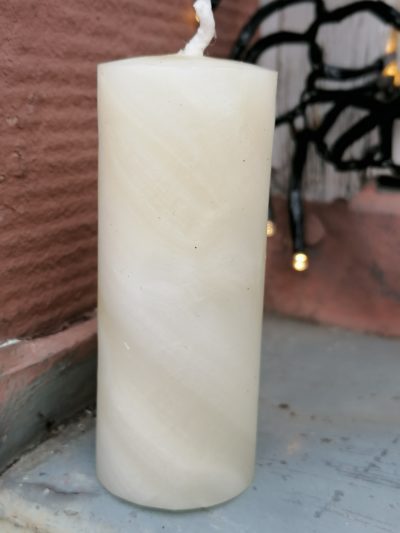 Kerze klein weiß